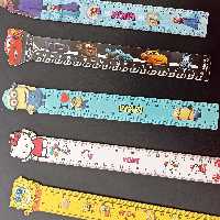 خط کش چوبی 20 سانتی طرح کارتونی