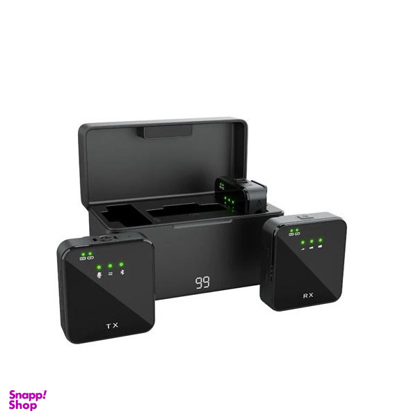 میکروفون بی سیم یقه ای مدل SX63 مجموعه 3 عددی