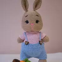 عروسک دیتبافت خرگوش تپلی