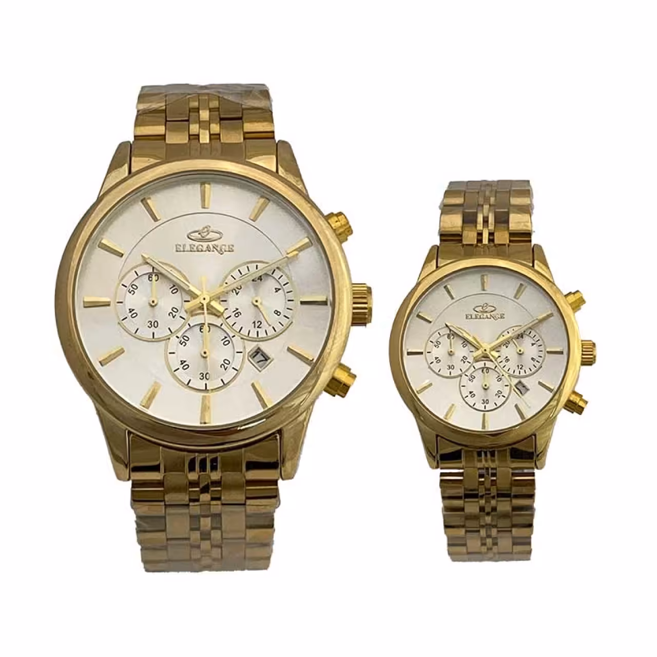 ست ساعت مچی زنانه و مردانه الگانس مدل WS-EDH36905 سه موتوره