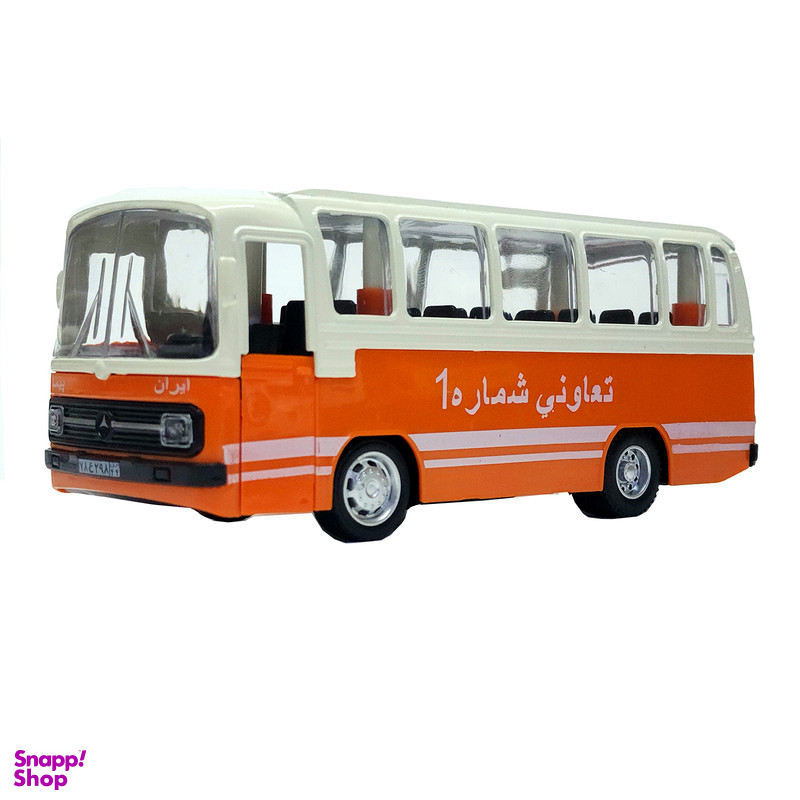 ماشین بازی مدل فلزی اتوبوس طرح بنز قدیم