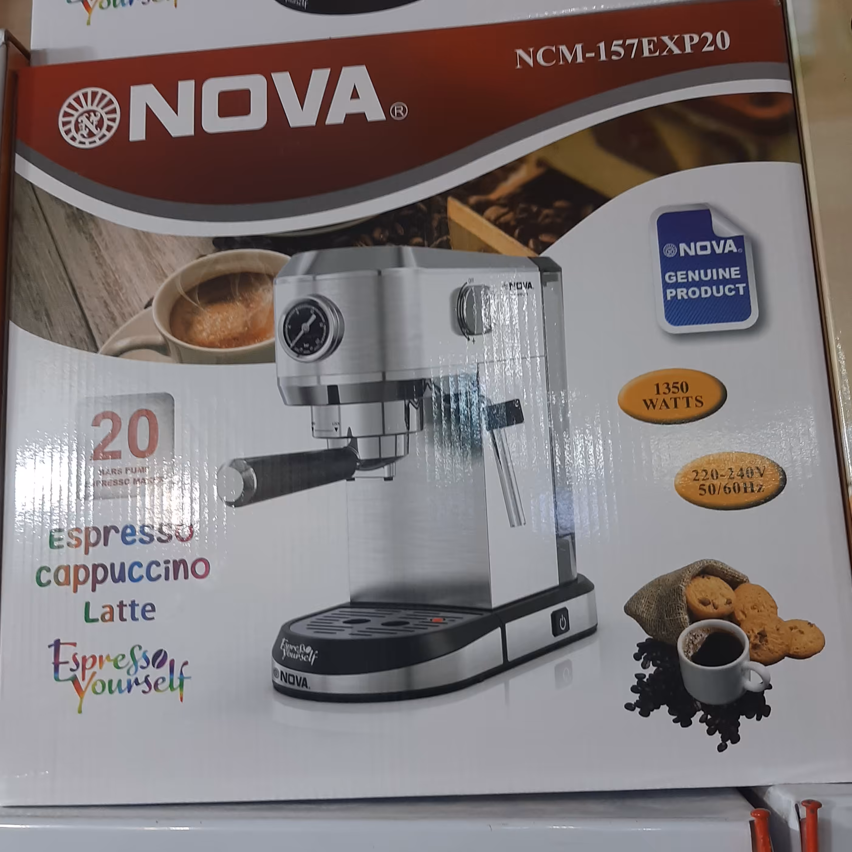 اسپرسوساز نوا 157-اصلی- با گارانتی 18 ماهه آریاکیش-کیفیت اصلی-بیست بار-اسپر سو