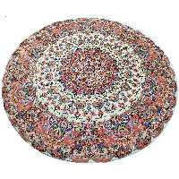 فرش دستبافت دایره 9 متری قطر 3 متر نقش تبریز 35 رج 