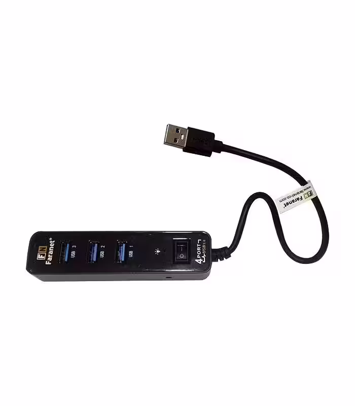 هاب 4 پورت USB 3.0 فرانت مدل FN-U3H403S