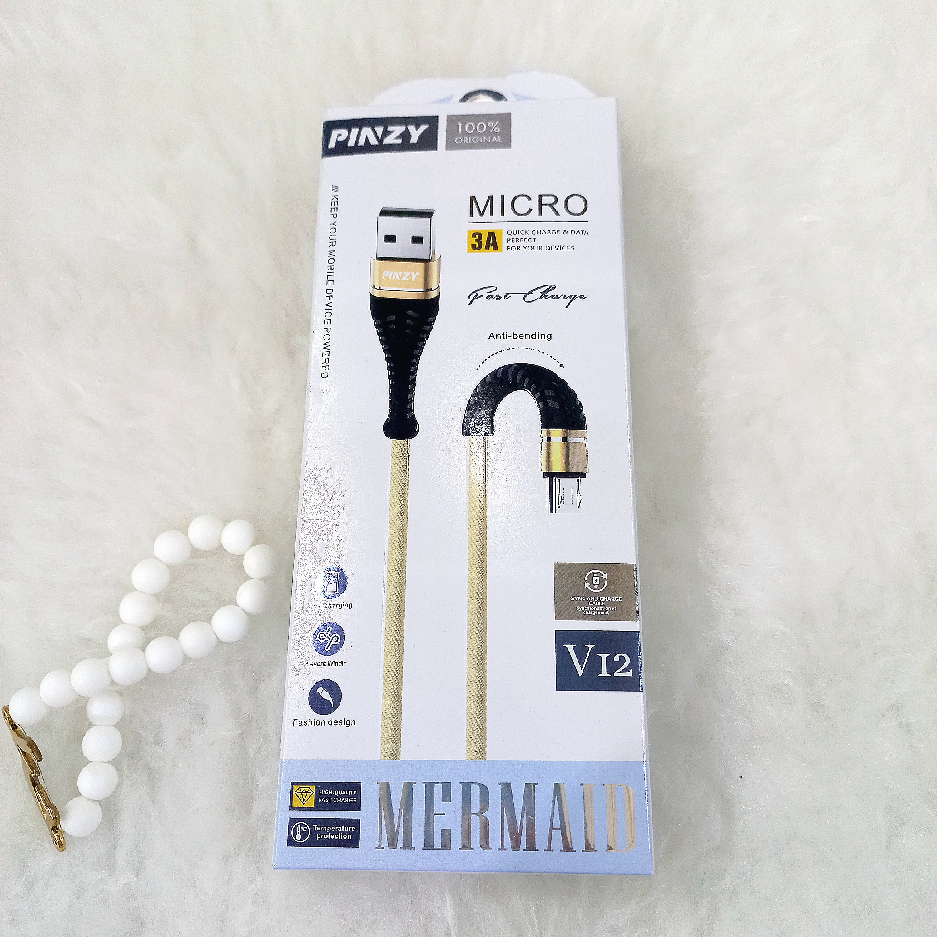 کابل شارژ مارک  PiNZY  اورجینال  میکرو 