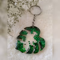 جاکلیدی رزینی مدل leaf کد 01