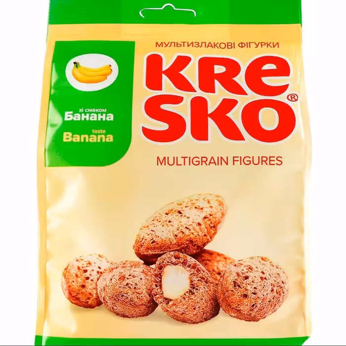 فیگورهای چند کوکی با طعم موز 170 گرم Kresko