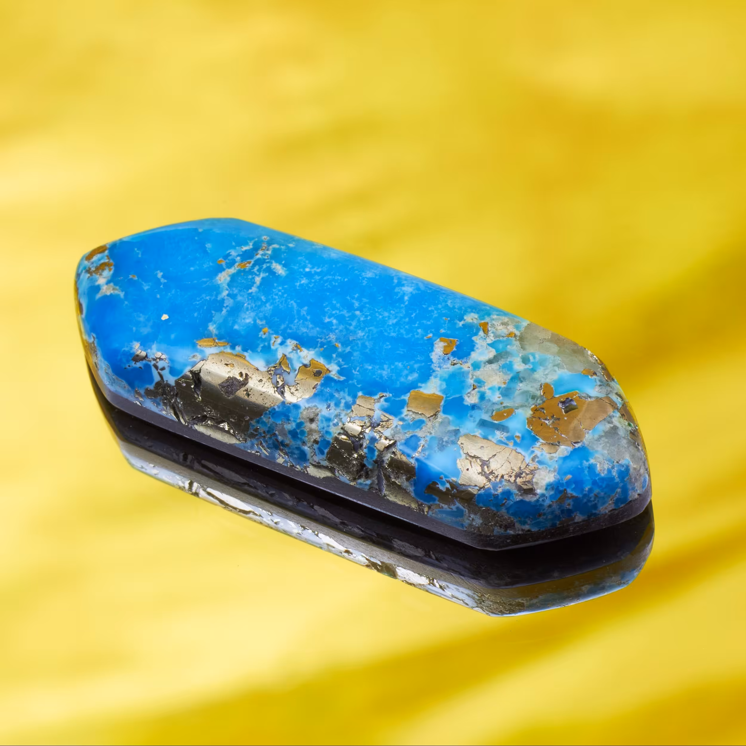 سنگ فیروزه اصل پیریتدار کد AC3