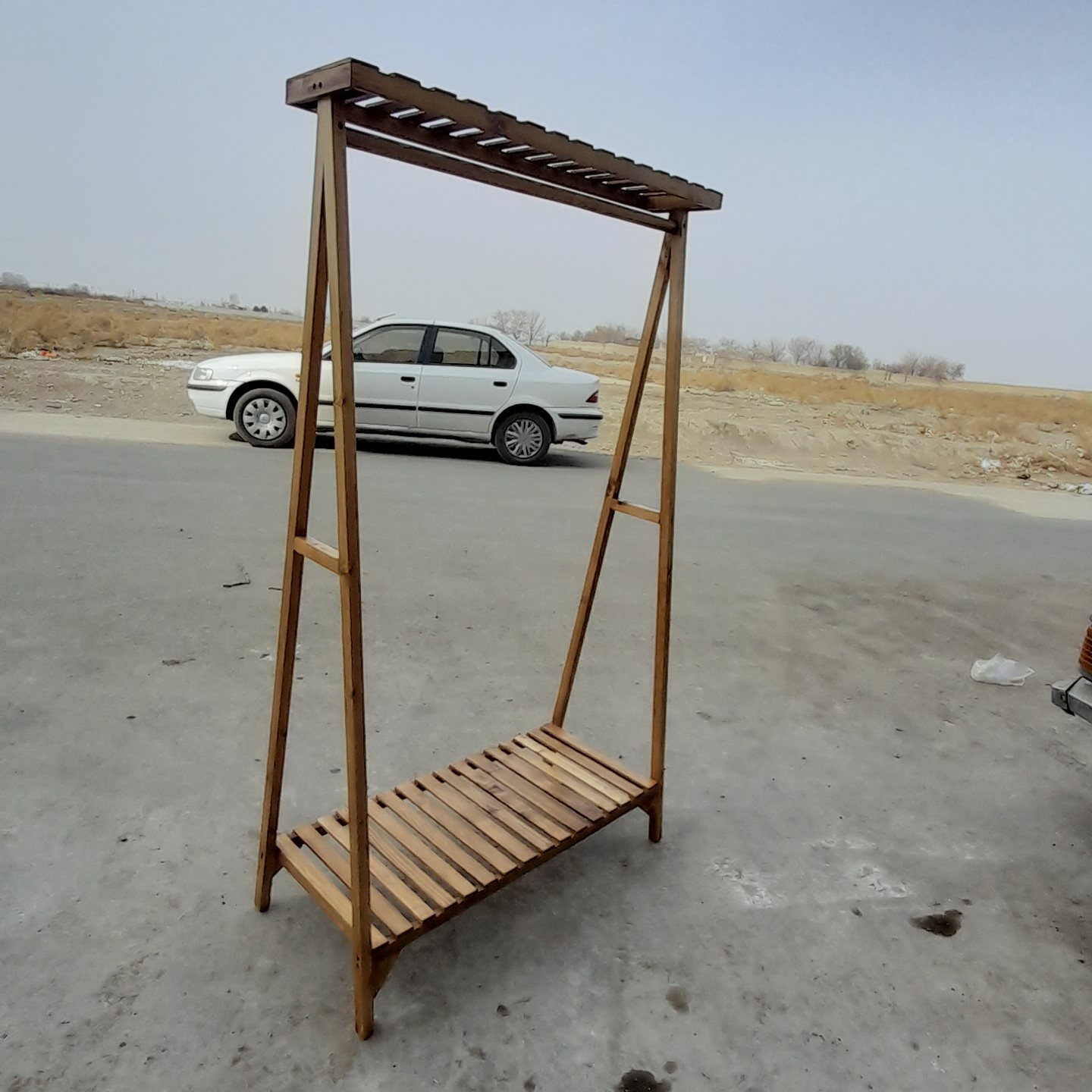 رگال چوبی مدل یک طبقه تاجدار