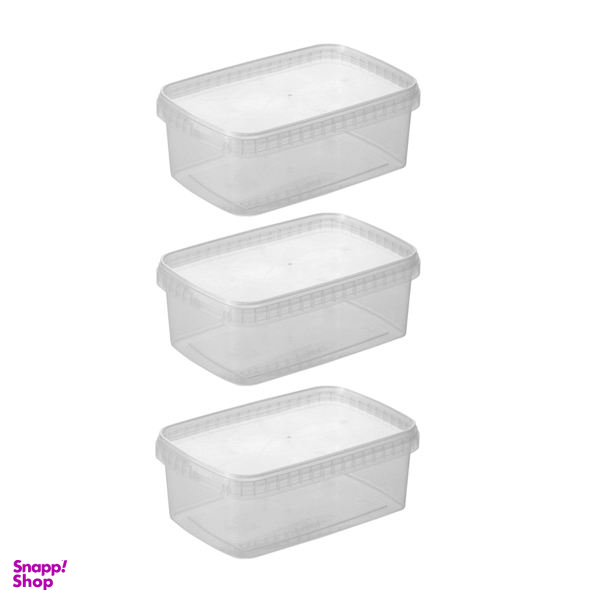 ظرف نگهدارنده پیکنیک مدل 1200 بسته 3 عددی