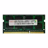 رم لپ تاپ 4 گیگ Hynix DDR3-PC3L-1600-12800 MHZ 1.35V یک سال گارانتی