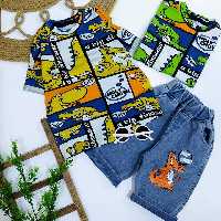 تیشرت شلوارک دایناسور