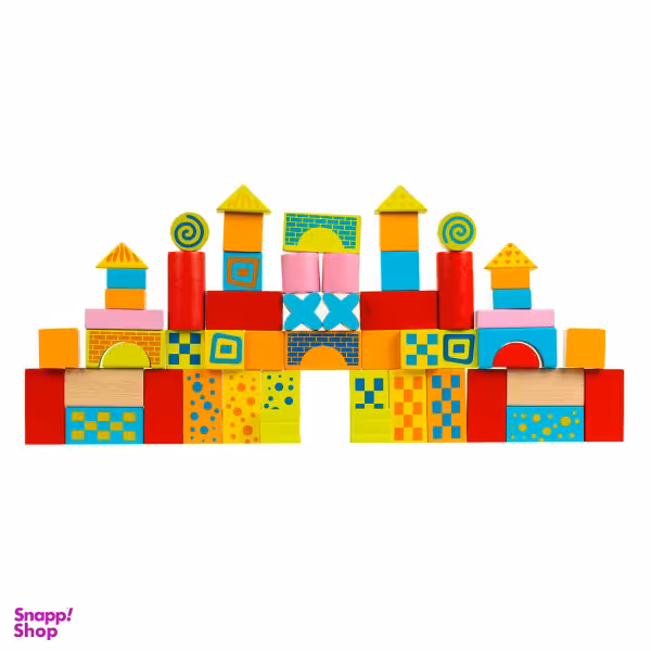 بازی آموزشی مدل مکعب های خانه سازی کد MZ-333