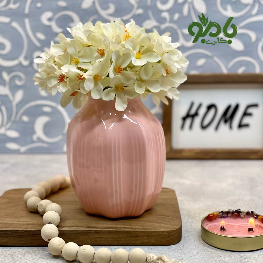 گلدان سرامیک کد 301 دو رنگ