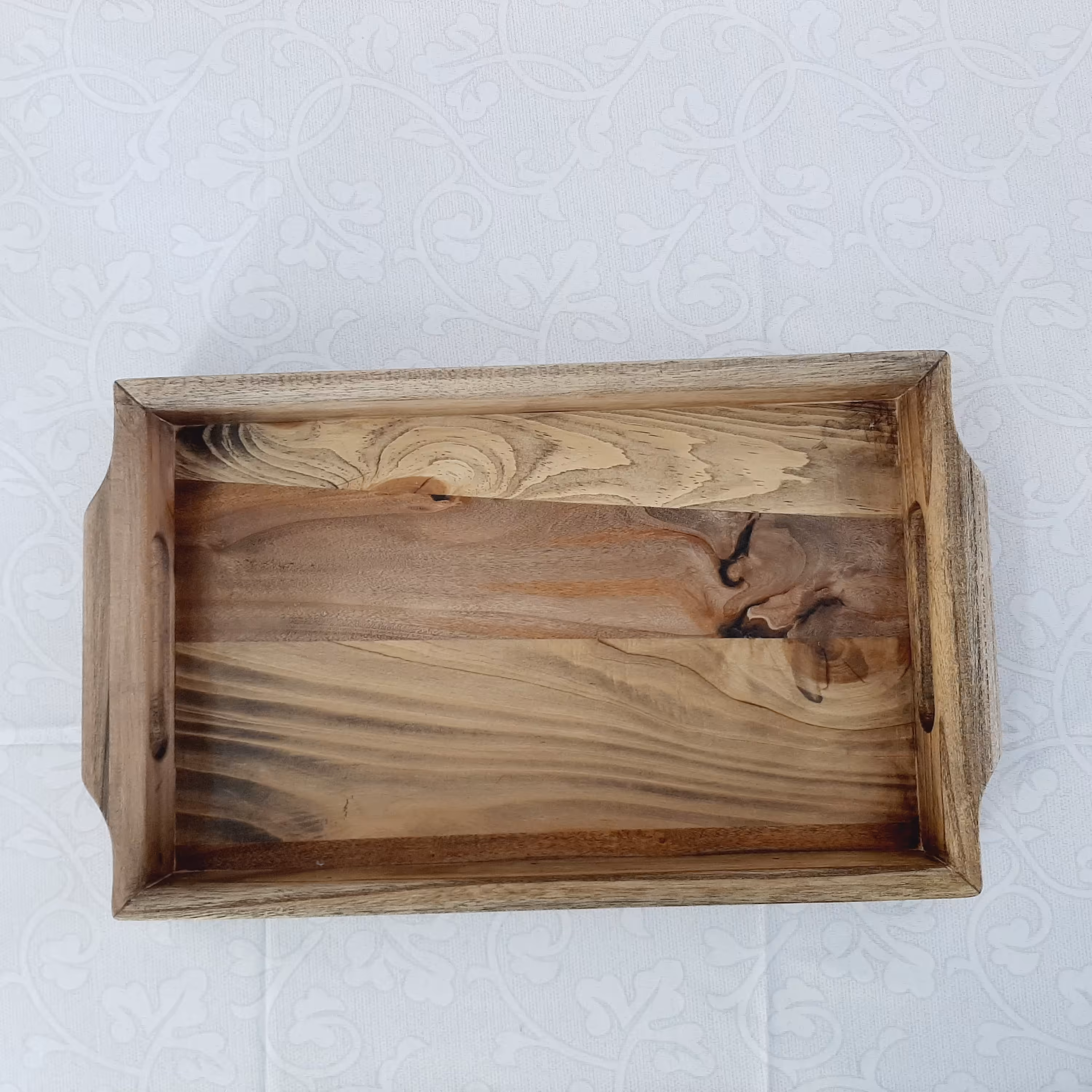 سینی چوبی طرح پرنیا ابعاد 5.5در22در38  (ارسال با پست)