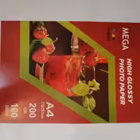 کاغذ فتوگلاسه 200گرم 100برگ A4 مگا