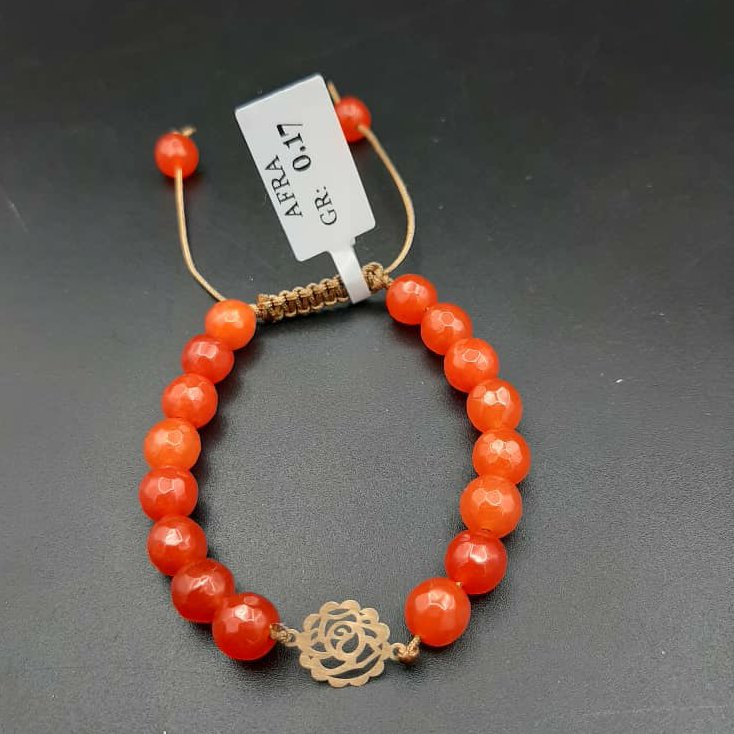 دستبند بند سنگی1وطلا170سوت