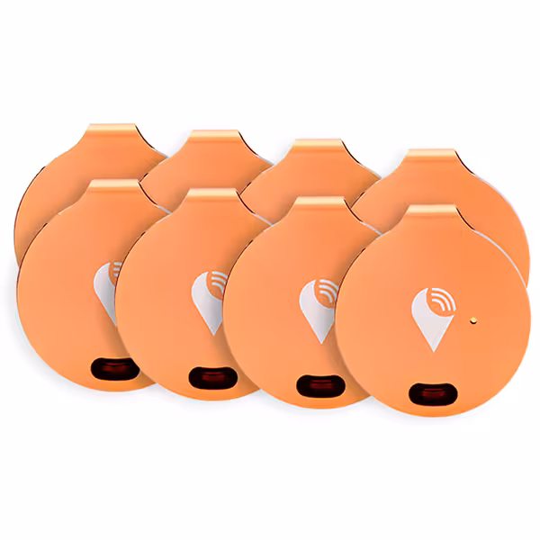 ترک آر گجت هوشمند مکان یاب مدل Bravo Tracker 8 Pack پکیج 8 تایی رزگلد - Hiapple.ir