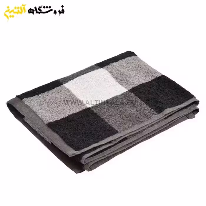 حوله دستی برق لامع مدل بنین طوسی 40×80