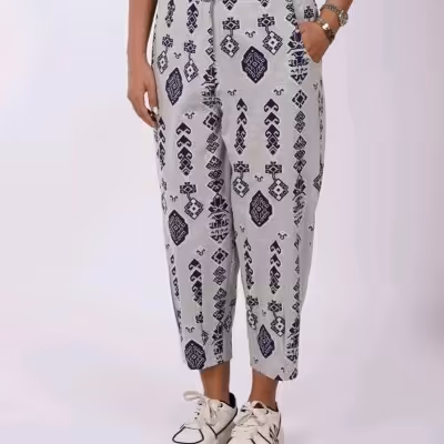 شلوار مام لینن اعلا پیله دار