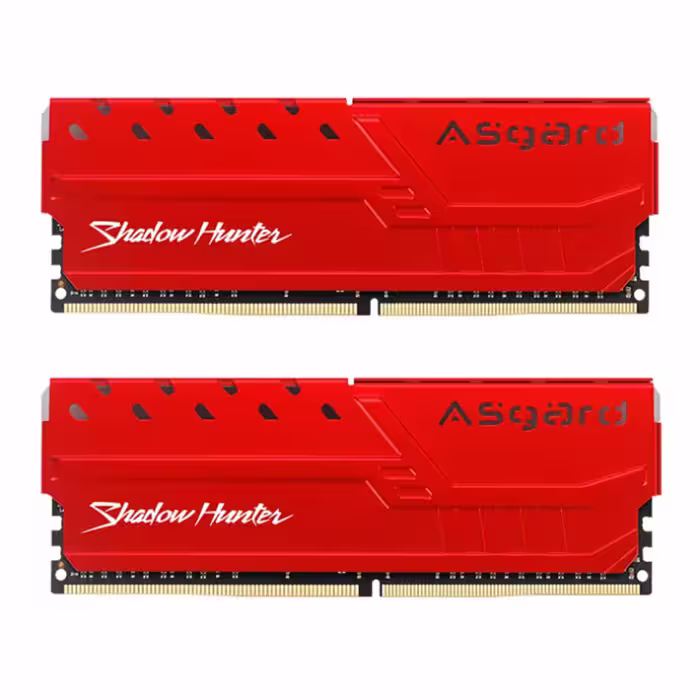 رم آسگارد Shadow Hunter RGB Red 16GB 8GBx2 3000MHz CL16