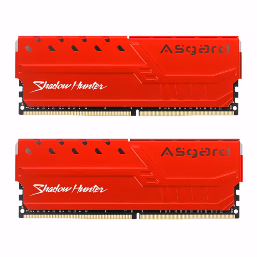 رم آسگارد Shadow Hunter RGB Red 16GB 8GBx2 3000MHz CL16
