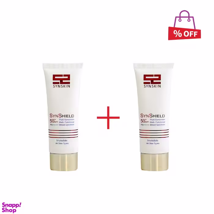فلویید ضد آفتاب ساین اسکین (Syn Skin) سری Invisible حجم 50 میلی‌‌لیتر مجموعه 2 عددی