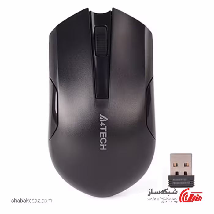 قیمت و خرید ماوس سایلنت بی سیم ای فورتک A4tech G3-200NS Silent - شبکه ساز