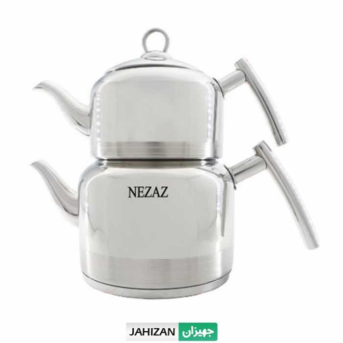 کتری قوری استیل نزاز کف چدن مدل 2411