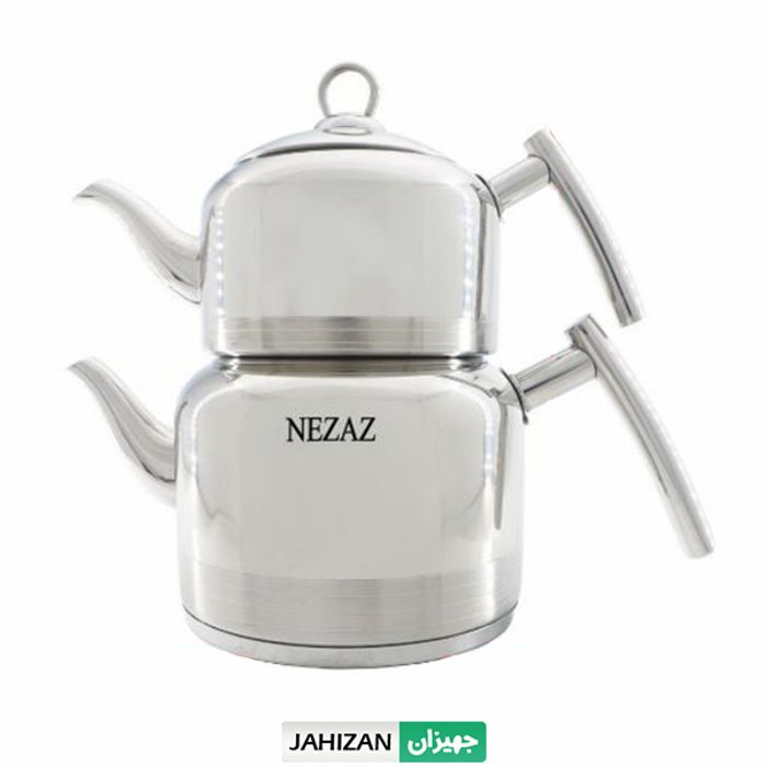 کتری قوری استیل نزاز کف چدن مدل 2411