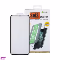 محافظ صفحه نمایش شیشه ای 3D جی.سی.پال (Jcpal) مدل EeasyOn Installer J03 مناسب موبایل اپل iPhone 11ProMax/XsMax