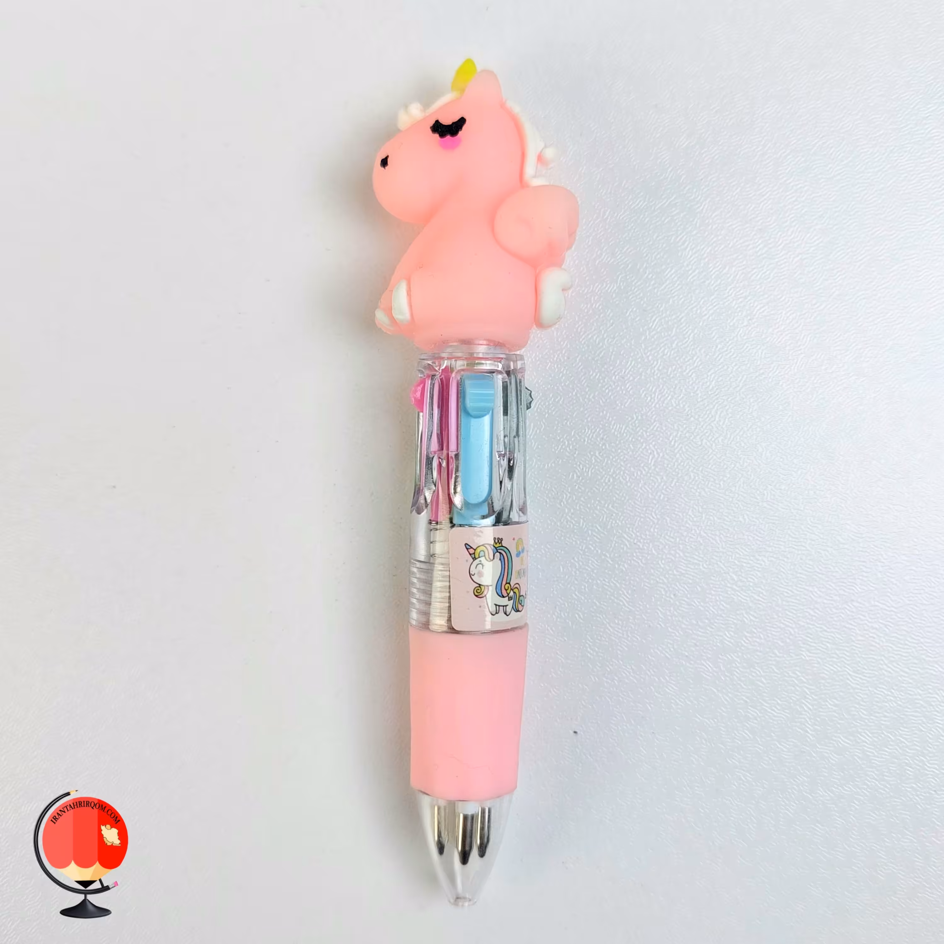 خودکار 4 رنگ یونی کورن صورتی کد 29710