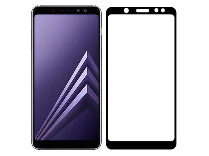 محافظ صفحه نمایش شیشه ای تمام چسب سامسونگ Full Glass TT Screen Protector Samsung Galaxy A6 Plus 2018