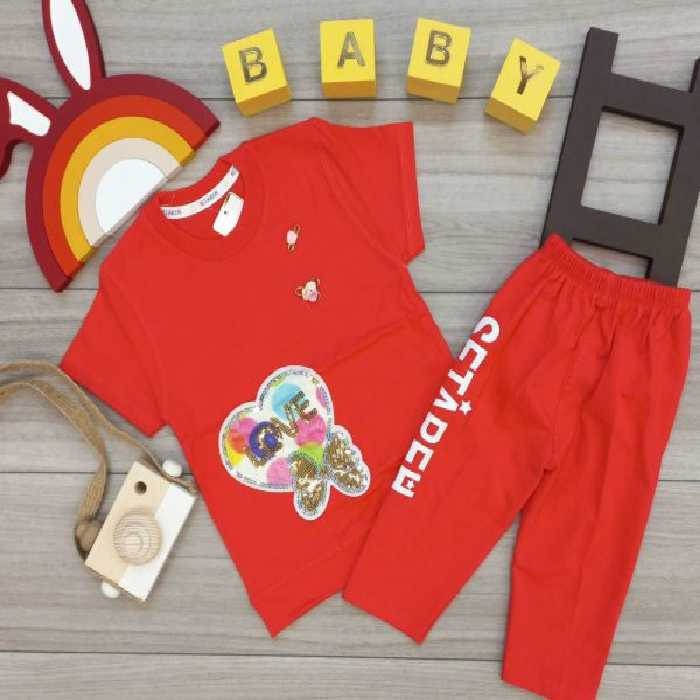 تیشرت شلوارک قلبی