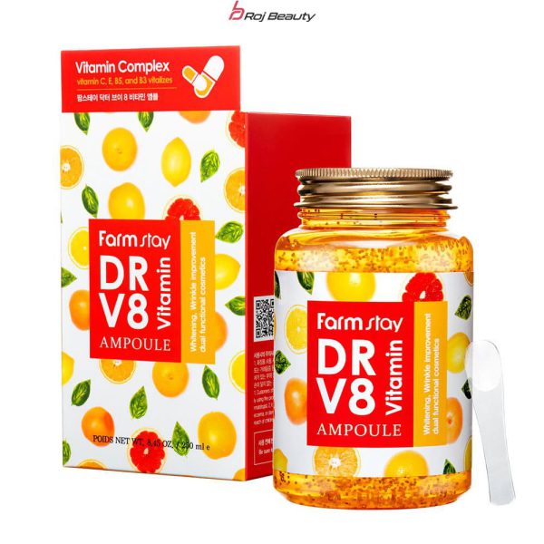 ژل کمپلکس ویتامین فارم استی 250 میل Farm stay drv8 vitamin all in one ampoule