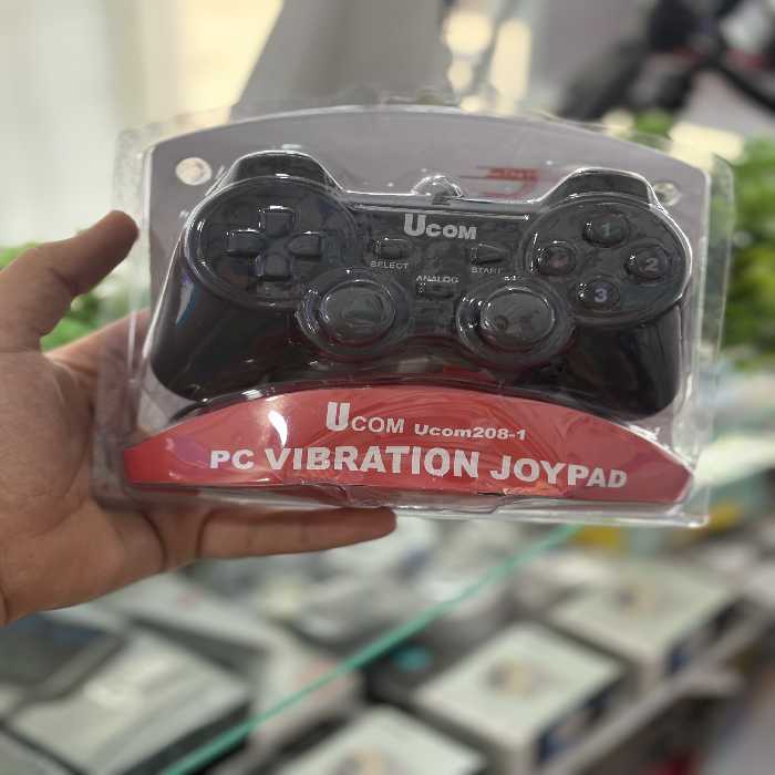 تک دسته بازی کامپیوتر یوکام اورجینال مدل VIBRATION JOYPAD