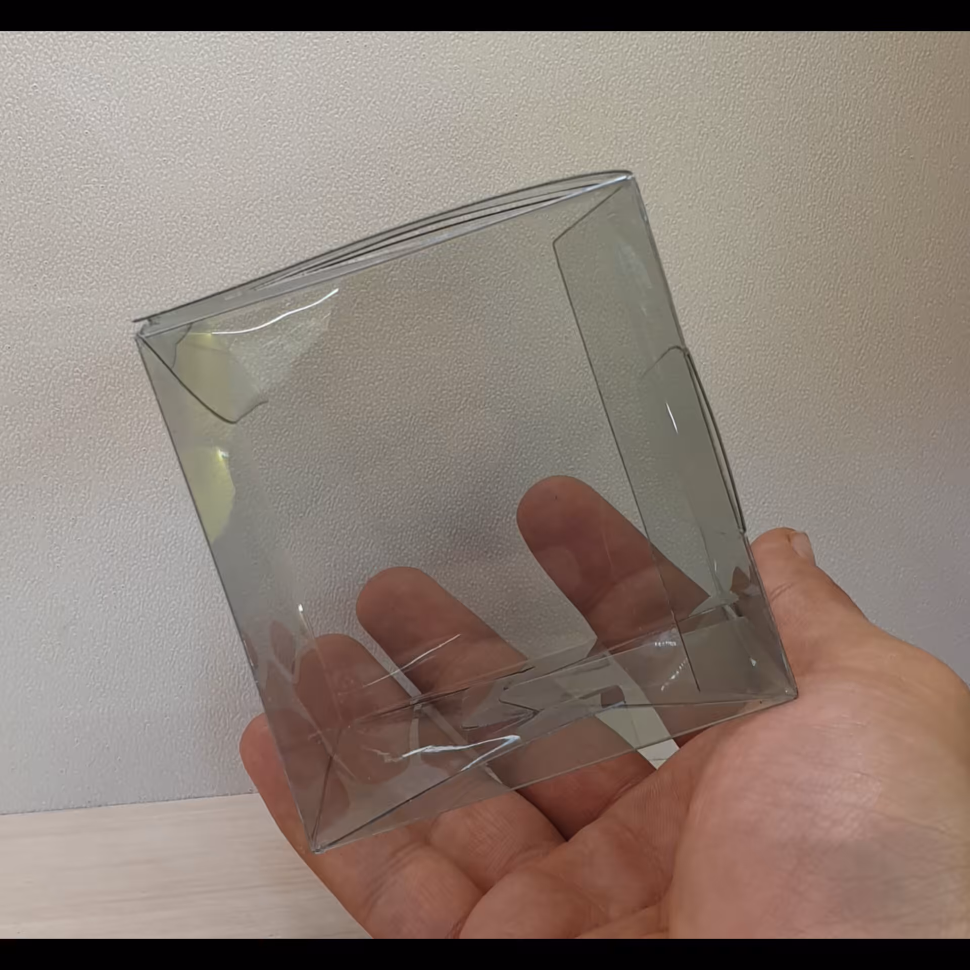 جعبه طلقی شمع7.3در7.3در7.8سانت(طلق شمع)(طلق بسته بندی)(جعبه شمع)