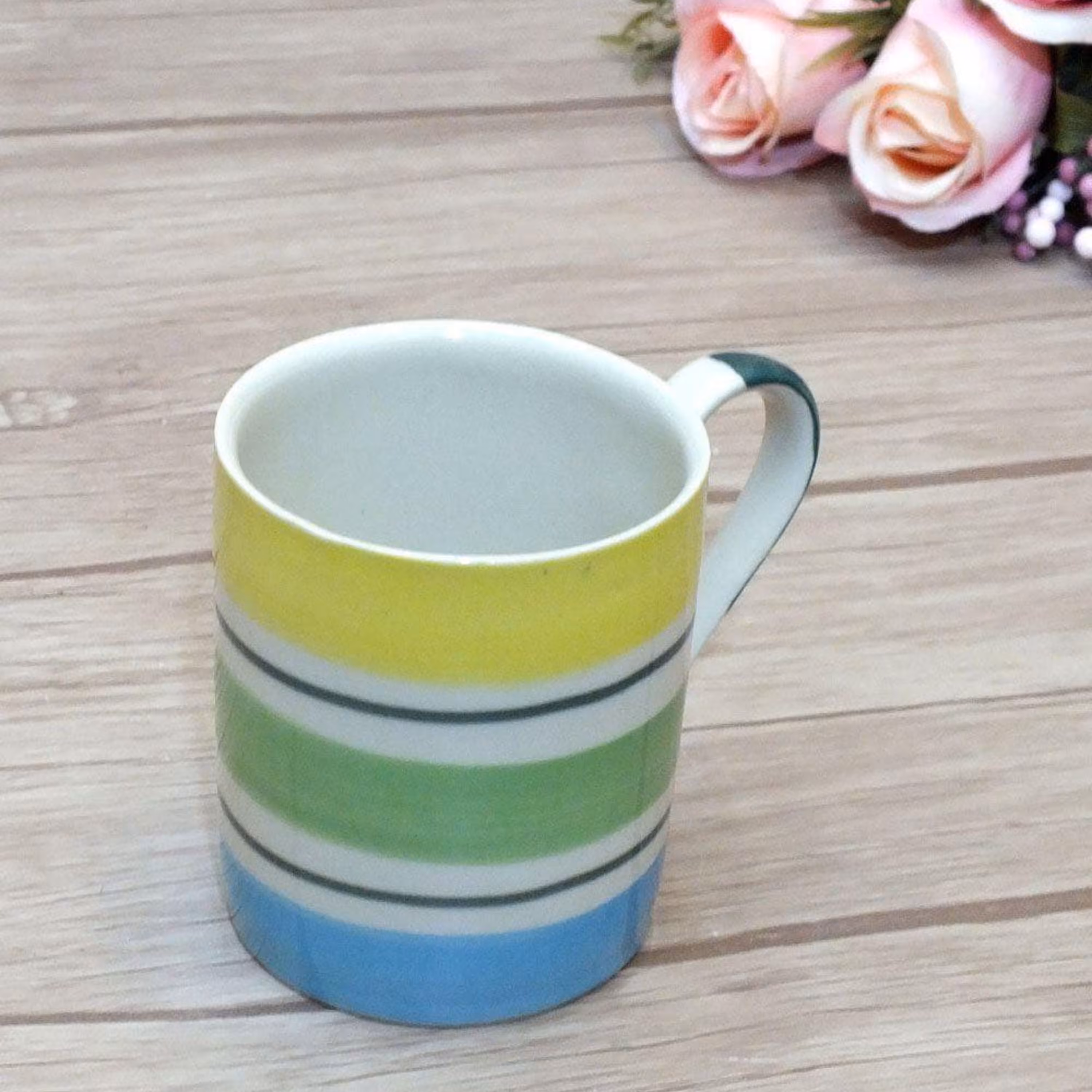 لیوان بزرگ سبز جنس سرامیکی مقاوم استون ویر