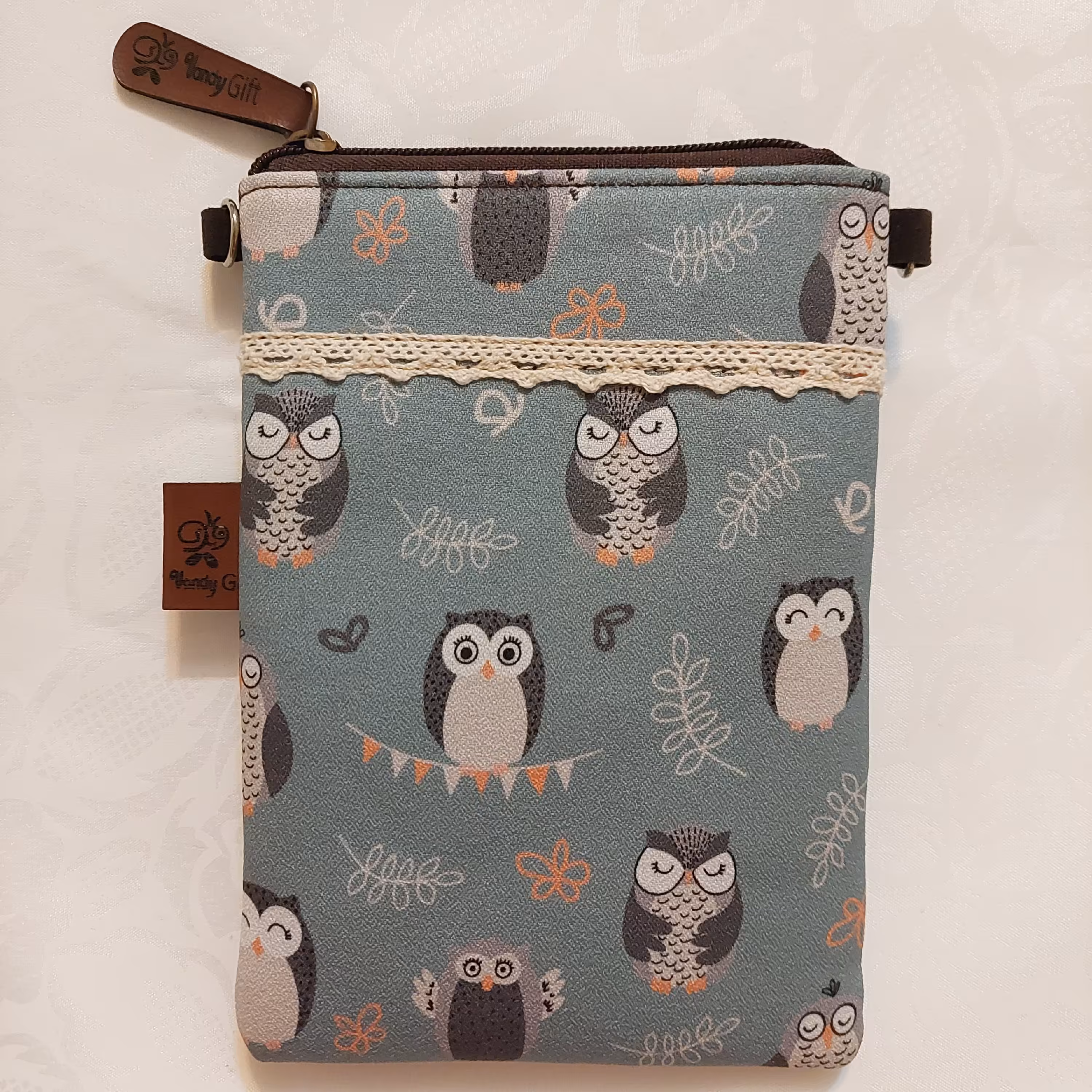 کیف موبایل و کیف اسپورتی فانتزی، جادار، محکم و کیوت(طرح جغدهای زیبا)