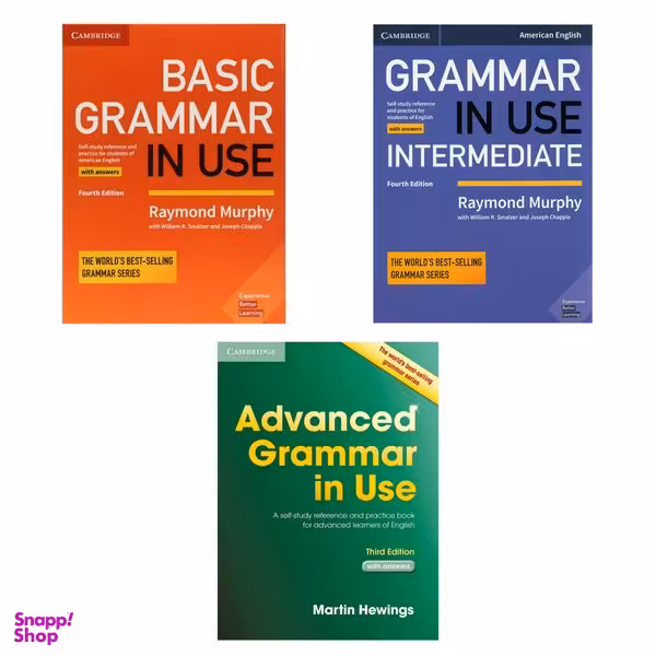 کتاب Grammar in Use اثر جمعی از نویسندگان انتشارات کمبریج 3 جلدی
