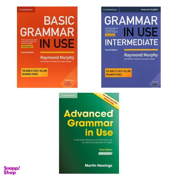 کتاب Grammar in Use اثر جمعی از نویسندگان انتشارات کمبریج 3 جلدی