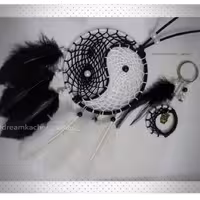 اویز ماشین و جاسوئیچی طرح یین و یانگ با ارسال رایگان 