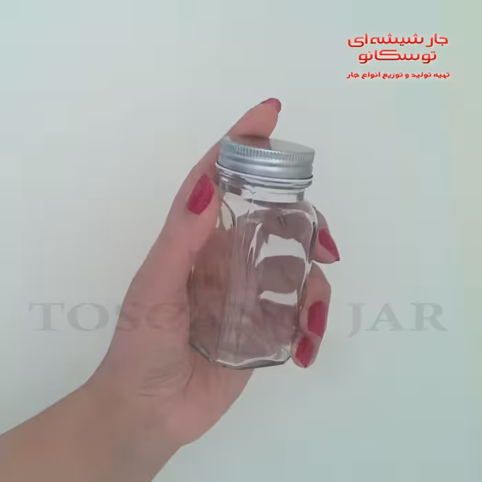 شیشه مکارتی چهارگوش قطر 4 سانت سایز 3