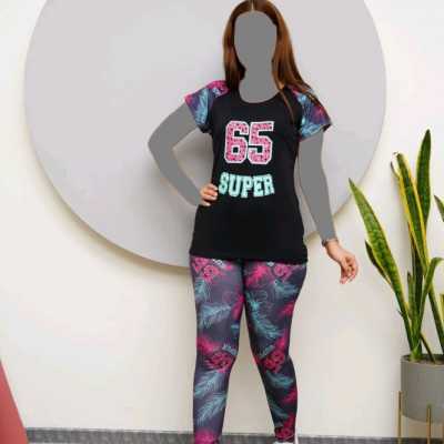 ست تیشرت و ساپورت فلامنت کشی مدل 65