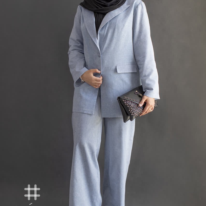 کت و شلوار لینن زنانه سایز بندی