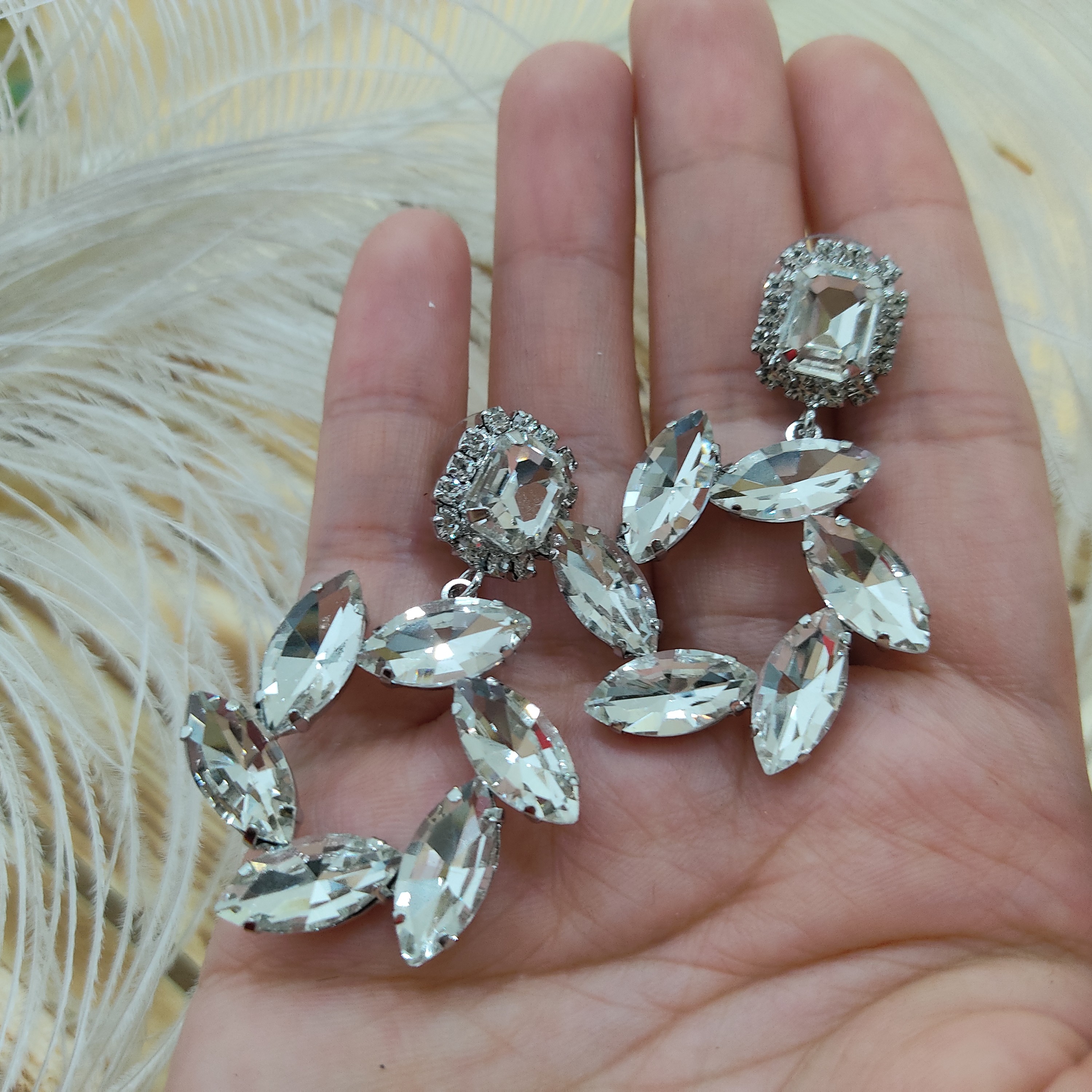 گوشواره کریستالی