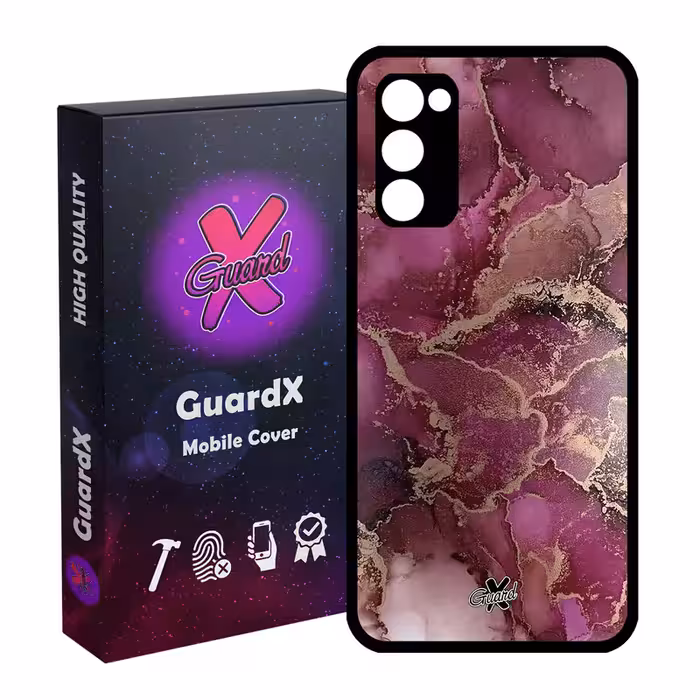 کاور گارد ایکس طرح ماربل مدل Glass10271 مناسب برای گوشی موبایل سامسونگ Galaxy S20 FE