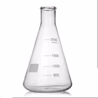 ارلن آزمایشگاهی پیرکس مدل erlenmeyer  ظرفیت 2000 میلی لیتر 