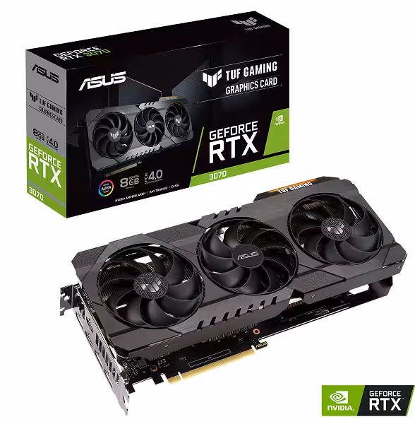 کارت گرافیک  ایسوس مدل TUF-RTX3070-8G-GAMING با حافظه 8 گیگابایت