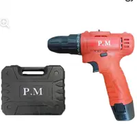 دریل پیچ گوشتی شارژی مارک pm.همراه کیف حمل، کیفیت بالا 